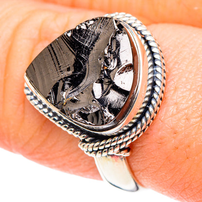 Shungite Rings handcrafted by Ana Silver Co - RING93107
