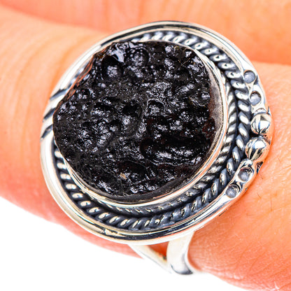 Tektite Rings handcrafted by Ana Silver Co - RING93109