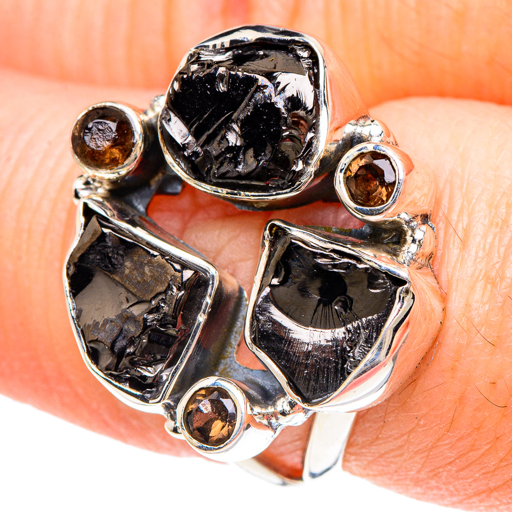 Shungite Rings handcrafted by Ana Silver Co - RING93110