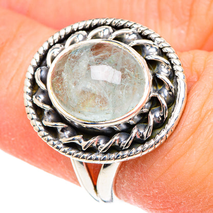 Aquamarine Rings handcrafted by Ana Silver Co - RING93118