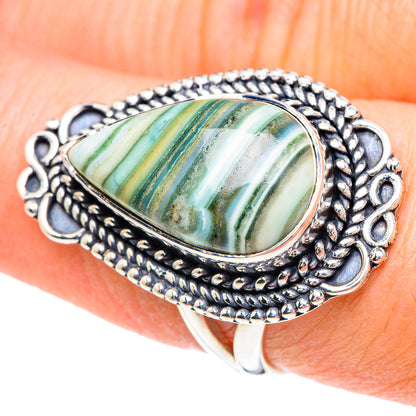 Ocean Jasper Rings handcrafted by Ana Silver Co - RING93124