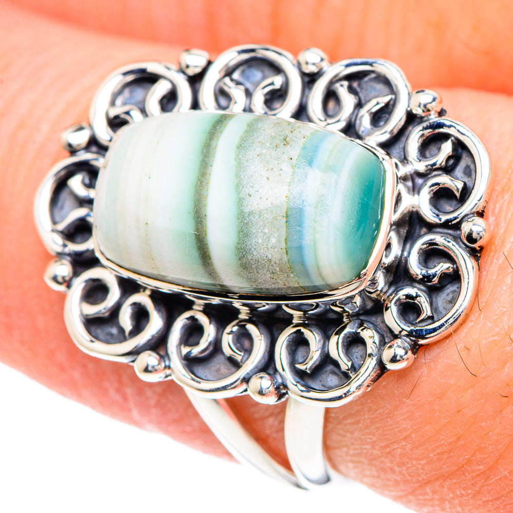 Ocean Jasper Rings handcrafted by Ana Silver Co - RING93125