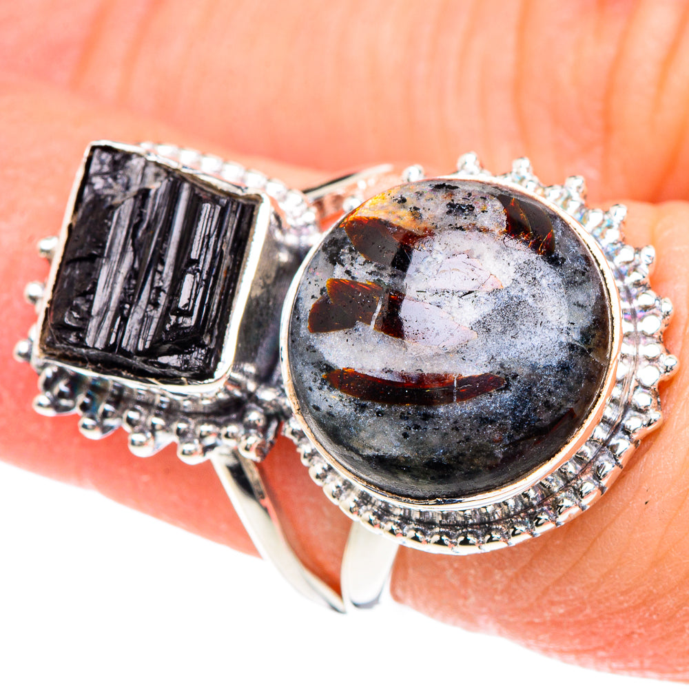 Astrophyllite Rings handcrafted by Ana Silver Co - RING93128
