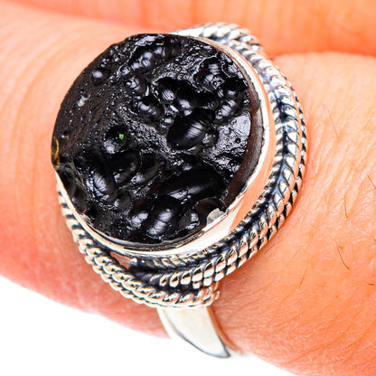 Tektite Rings handcrafted by Ana Silver Co - RING93131