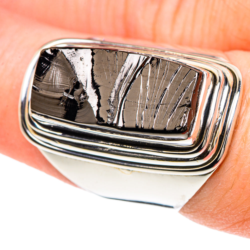 Shungite Rings handcrafted by Ana Silver Co - RING93165