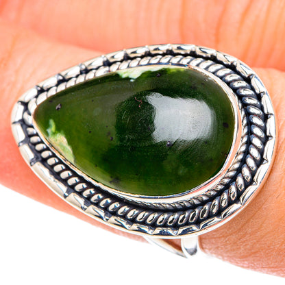 Australian Green Opal Rings handcrafted by Ana Silver Co - RING93180
