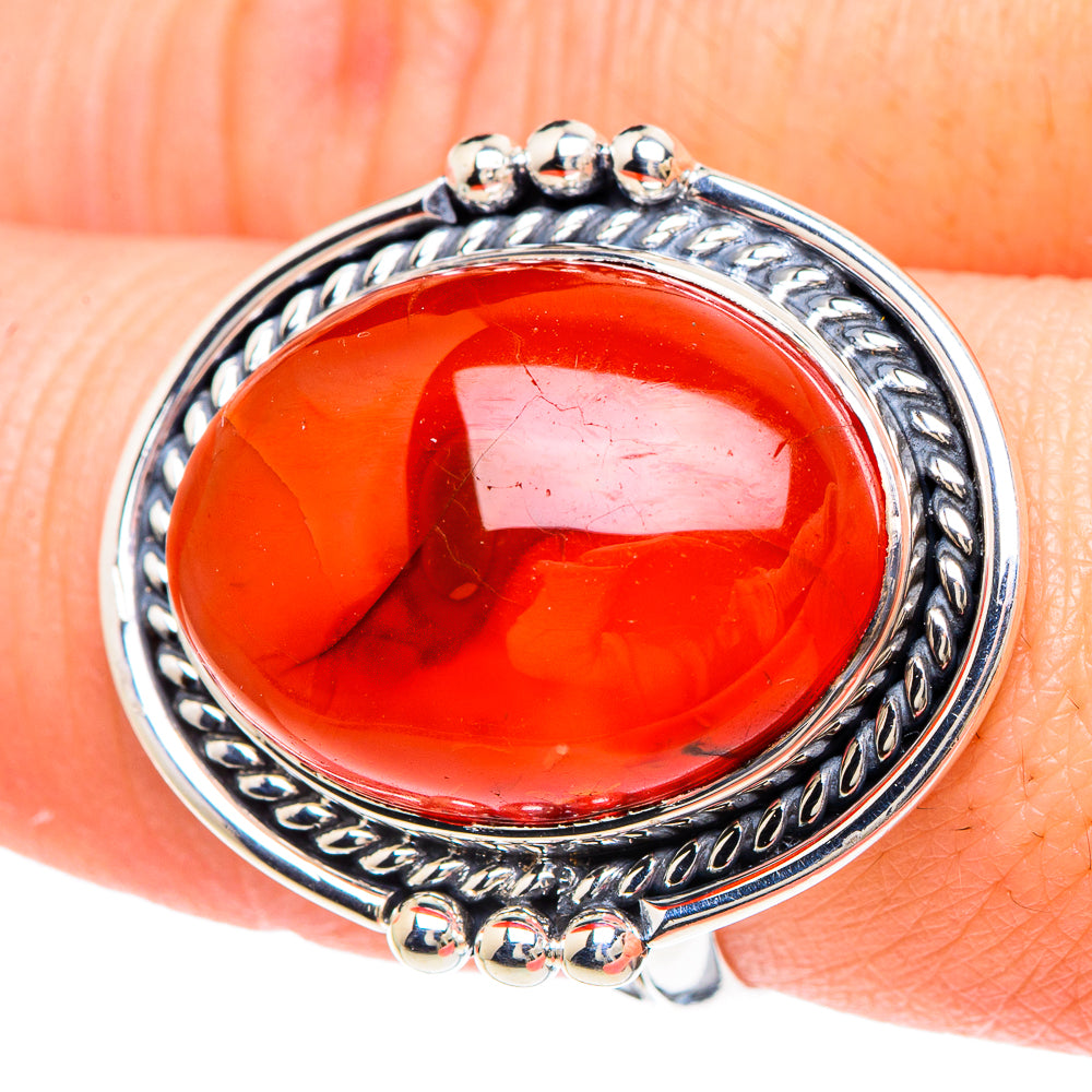 Carnelian Rings handcrafted by Ana Silver Co - RING93185
