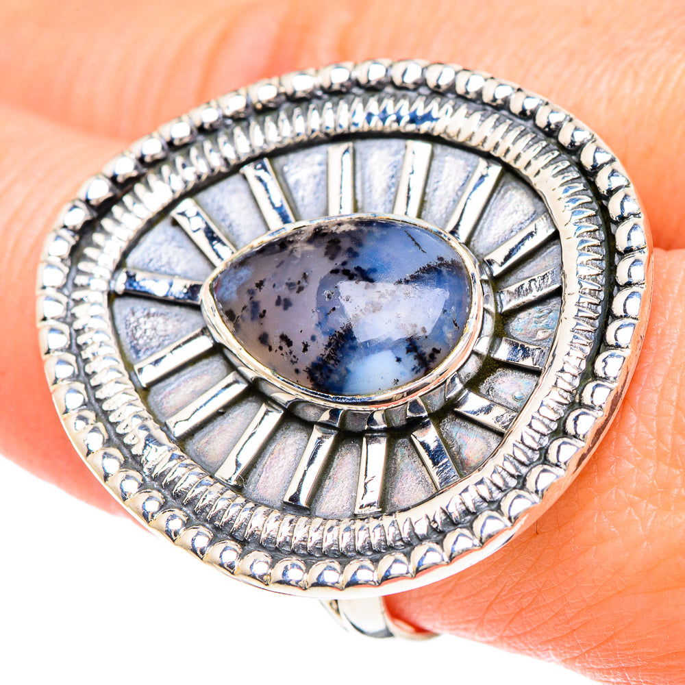 Dendritic Opal Rings handcrafted by Ana Silver Co - RING93199