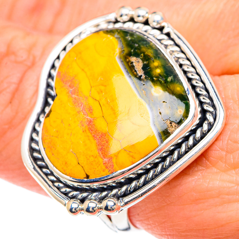 Ocean Jasper Rings handcrafted by Ana Silver Co - RING93201