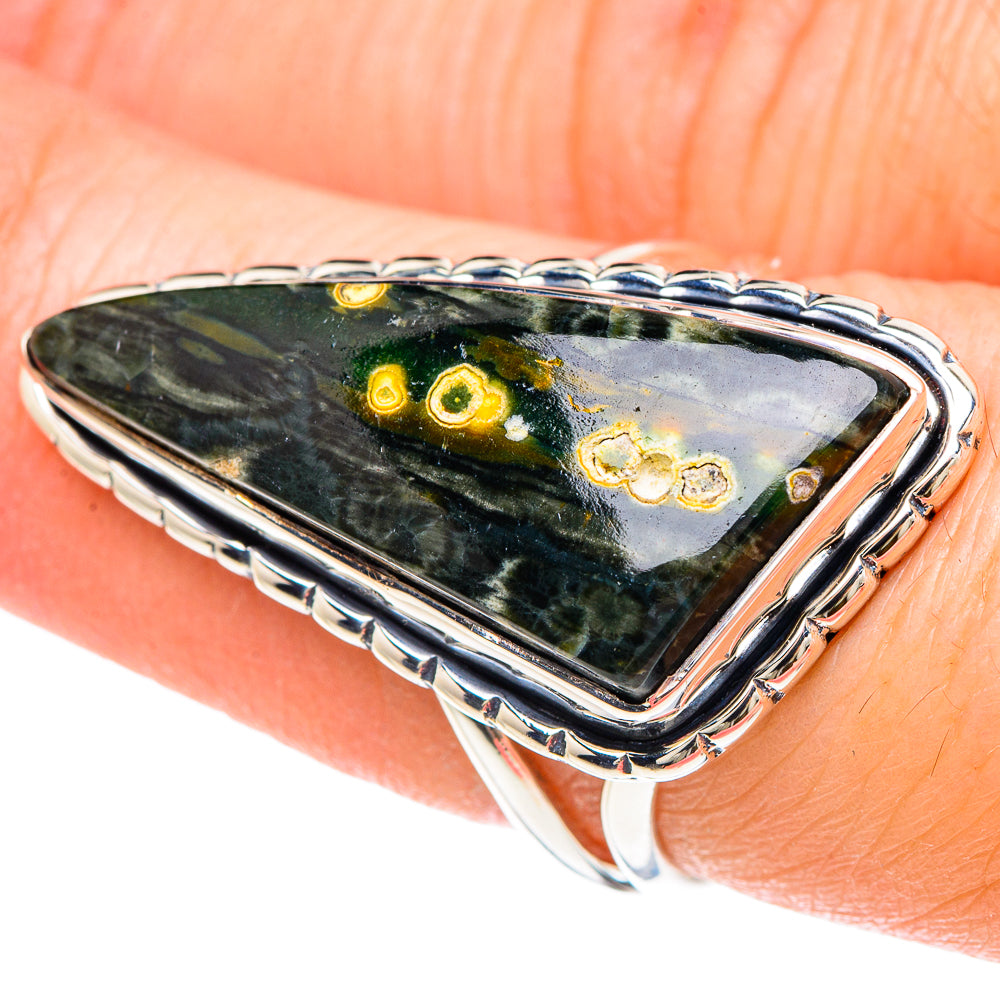 Ocean Jasper Rings handcrafted by Ana Silver Co - RING93213