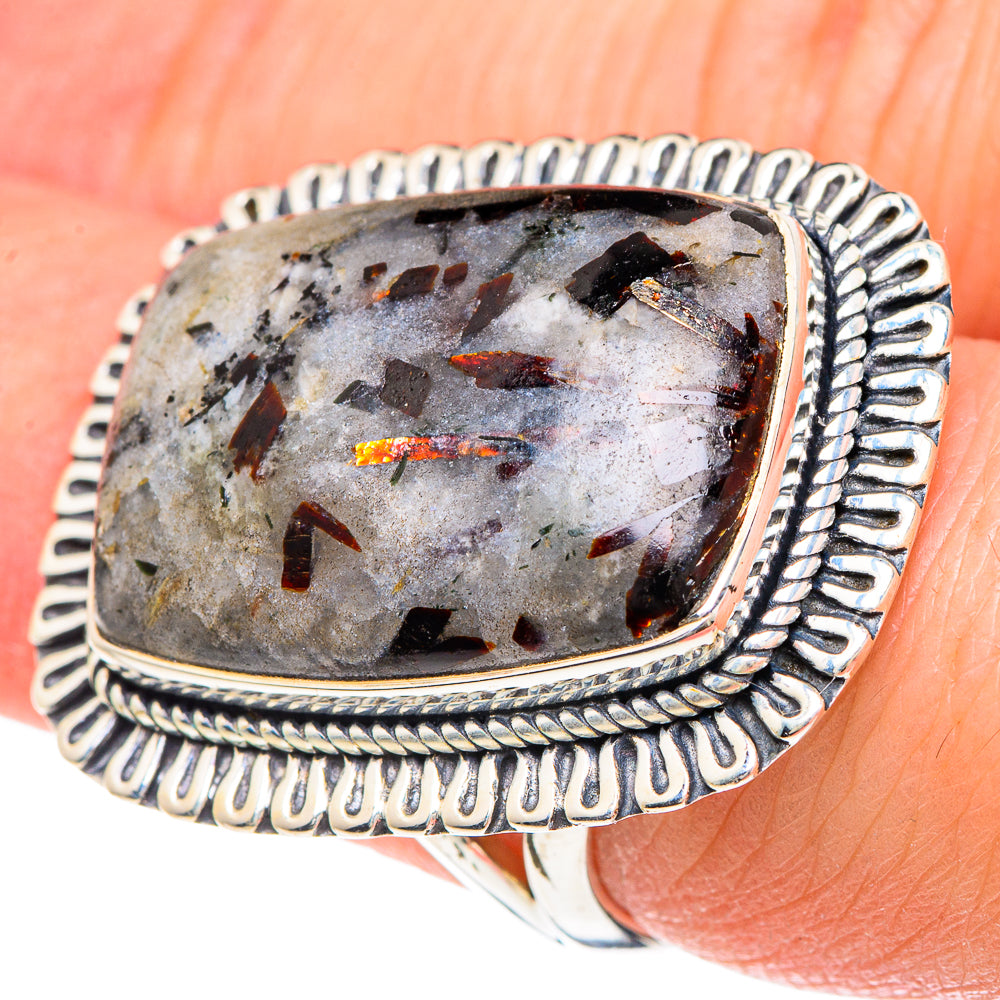 Astrophyllite Rings handcrafted by Ana Silver Co - RING93214