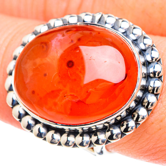 Carnelian Rings handcrafted by Ana Silver Co - RING93217
