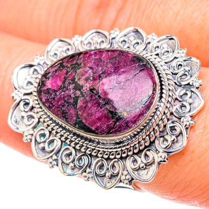 Russian Eudialyte Rings handcrafted by Ana Silver Co - RING93218
