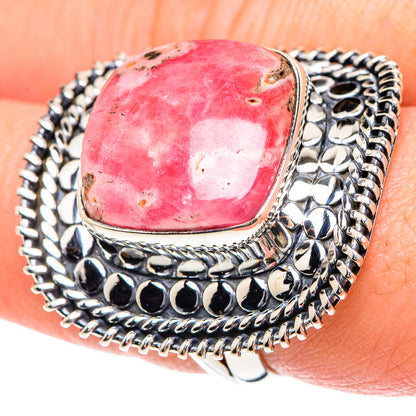 Rhodochrosite Rings handcrafted by Ana Silver Co - RING93219
