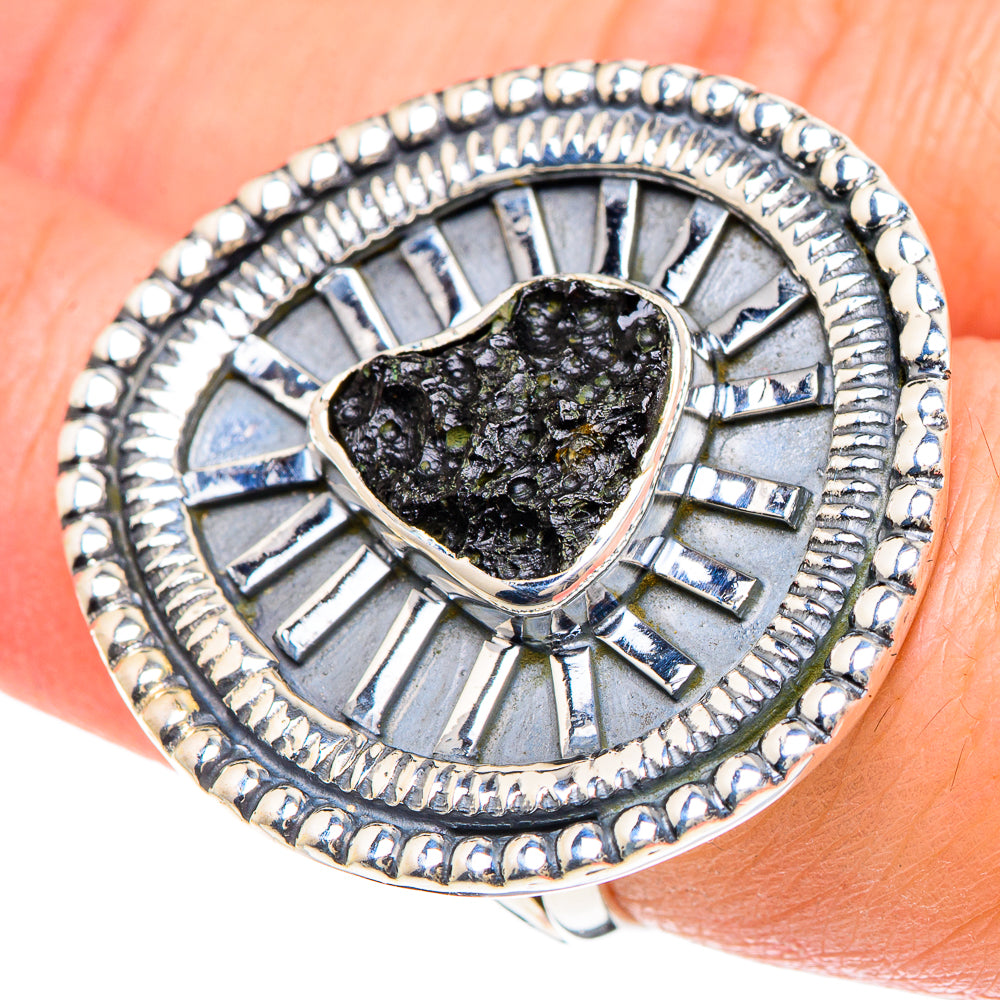 Tektite Rings handcrafted by Ana Silver Co - RING93225