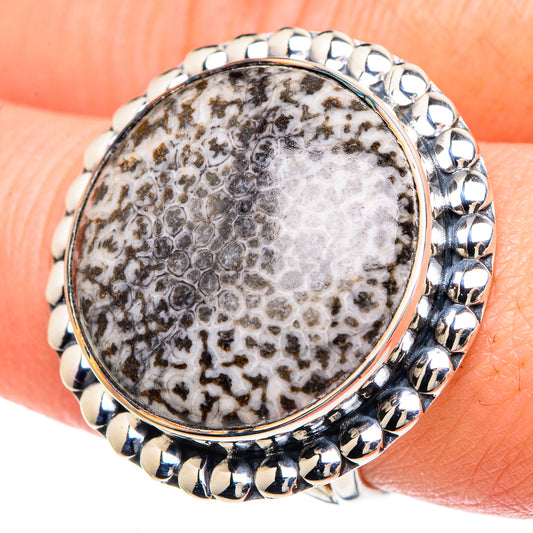 Stingray Coral Rings handcrafted by Ana Silver Co - RING93227