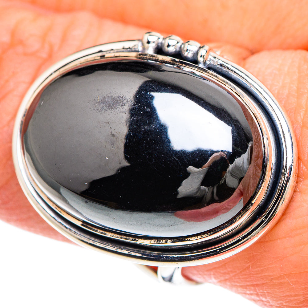 Hematite Rings handcrafted by Ana Silver Co - RING93235