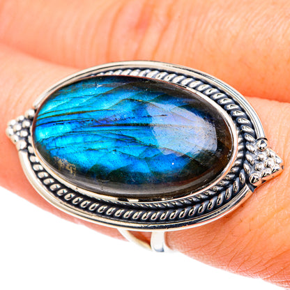 Labradorite Rings handcrafted by Ana Silver Co - RING93241