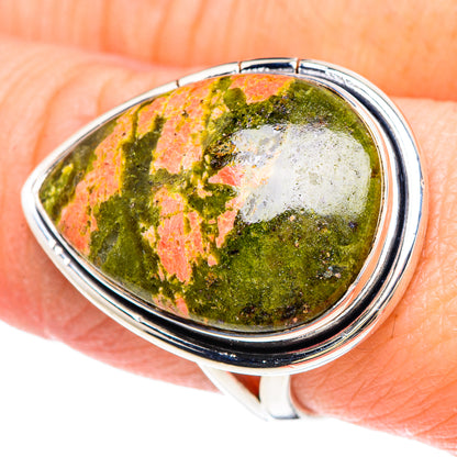 Unakite Rings handcrafted by Ana Silver Co - RING93244