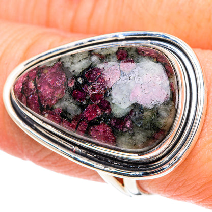 Russian Eudialyte Rings handcrafted by Ana Silver Co - RING93257