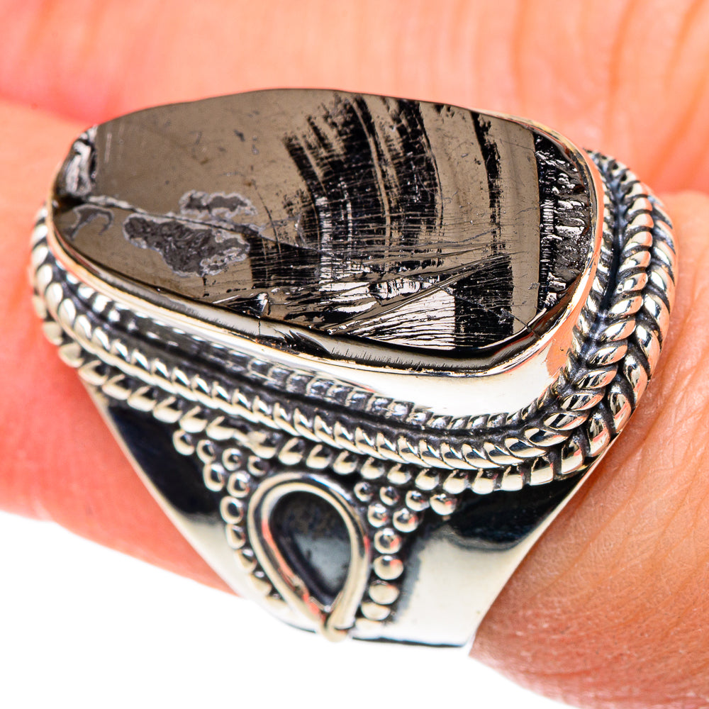Shungite Rings handcrafted by Ana Silver Co - RING93259
