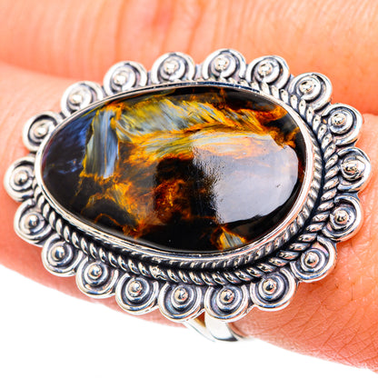 Pietersite Rings handcrafted by Ana Silver Co - RING93260