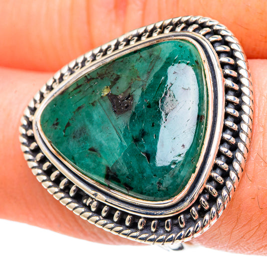 Emerald Rings handcrafted by Ana Silver Co - RING93268