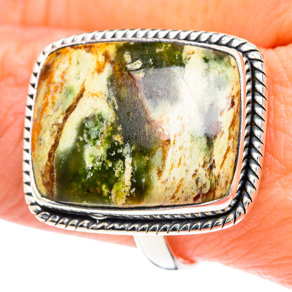 Ocean Jasper Rings handcrafted by Ana Silver Co - RING93269