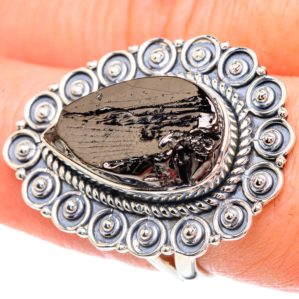 Shungite Rings handcrafted by Ana Silver Co - RING93285