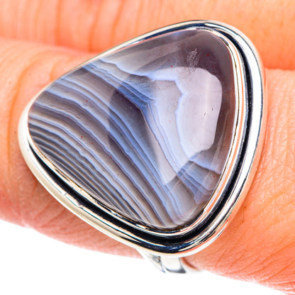 Botswana Agate Rings handcrafted by Ana Silver Co - RING93291