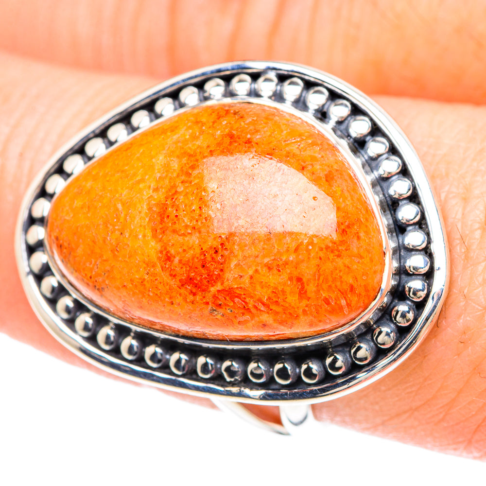 Sponge Coral Rings handcrafted by Ana Silver Co - RING93295