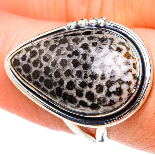 Stingray Coral Rings handcrafted by Ana Silver Co - RING93302