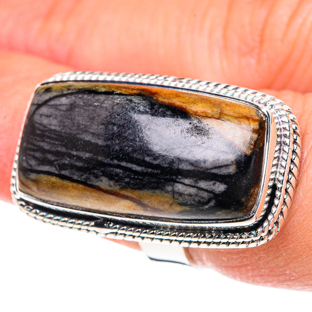 Picasso Jasper Rings handcrafted by Ana Silver Co - RING93318