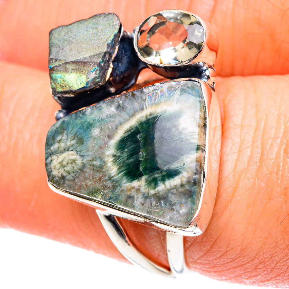 Ocean Jasper Rings handcrafted by Ana Silver Co - RING93325