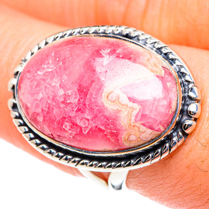 Rhodochrosite Rings handcrafted by Ana Silver Co - RING93330