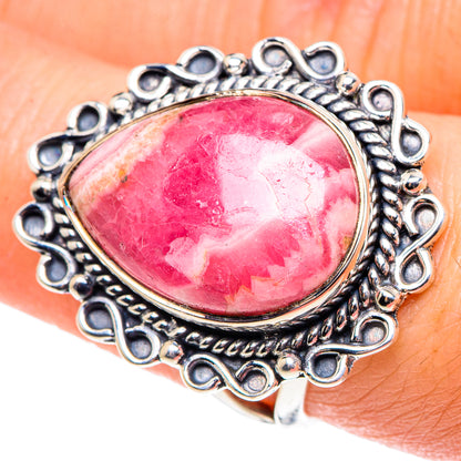 Rhodochrosite Rings handcrafted by Ana Silver Co - RING93331