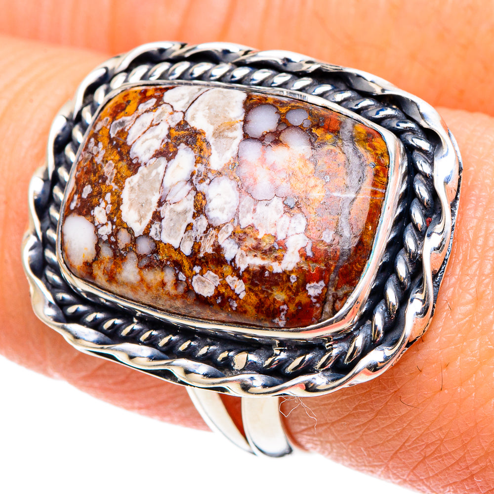 Wild Horse Jasper Rings handcrafted by Ana Silver Co - RING93348