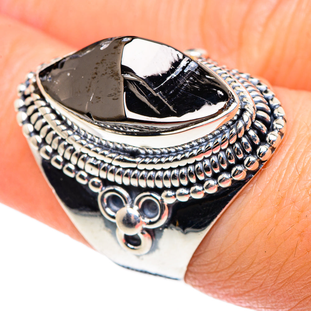 Shungite Rings handcrafted by Ana Silver Co - RING93356