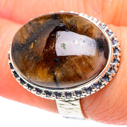 Chiastolite Rings handcrafted by Ana Silver Co - RING93366