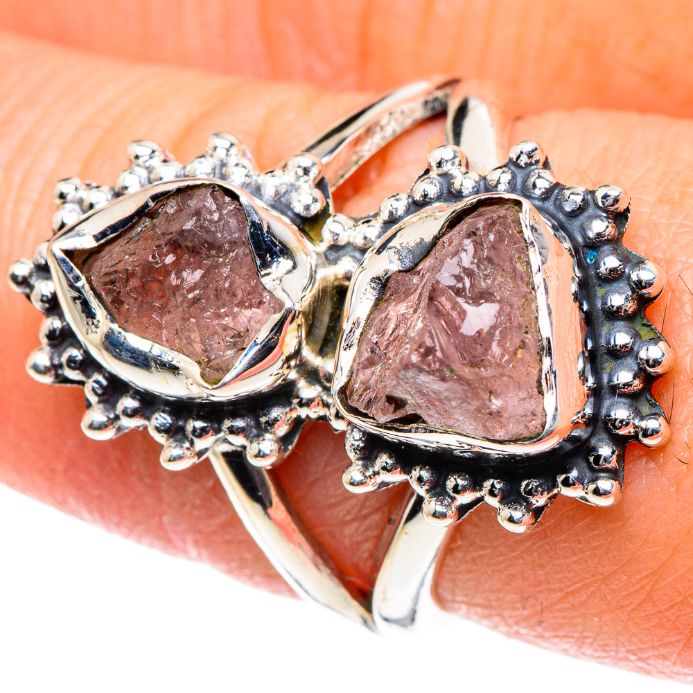 Rose Quartz Rings handcrafted by Ana Silver Co - RING93368