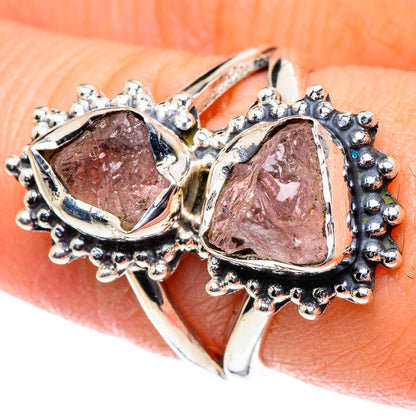 Rose Quartz Rings handcrafted by Ana Silver Co - RING93368
