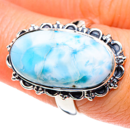 Larimar Rings handcrafted by Ana Silver Co - RING93381