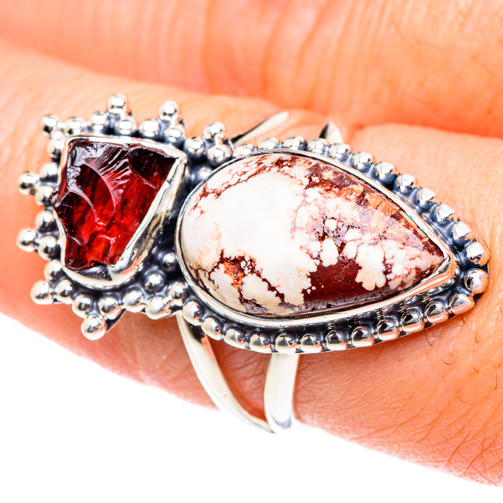 Wild Horse Jasper Rings handcrafted by Ana Silver Co - RING93388