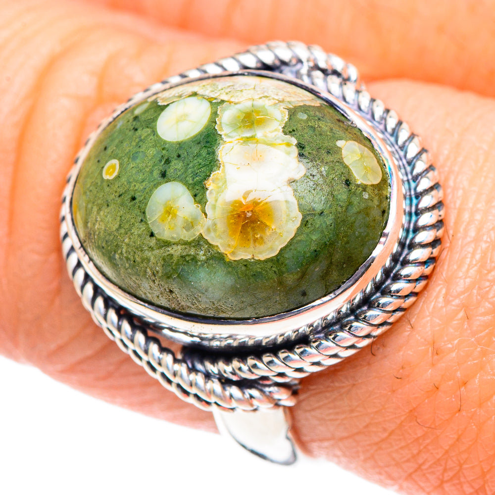 Ocean Jasper Rings handcrafted by Ana Silver Co - RING93405