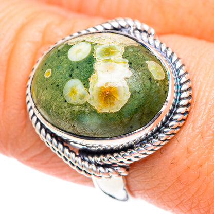 Ocean Jasper Rings handcrafted by Ana Silver Co - RING93405