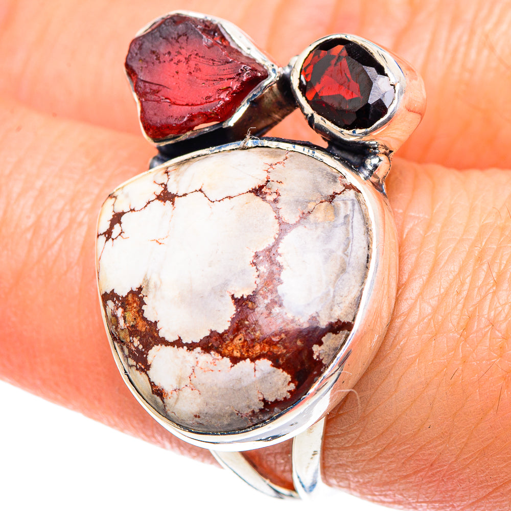 Wild Horse Jasper Rings handcrafted by Ana Silver Co - RING93409