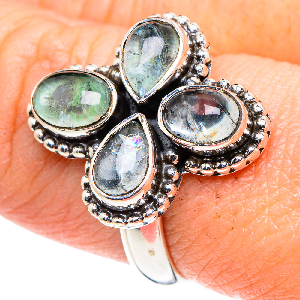 Aquamarine Rings handcrafted by Ana Silver Co - RING93418