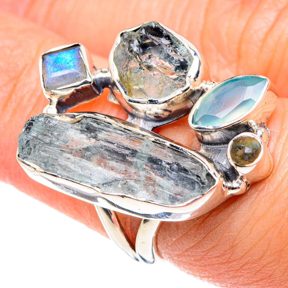 Aquamarine Rings handcrafted by Ana Silver Co - RING93429