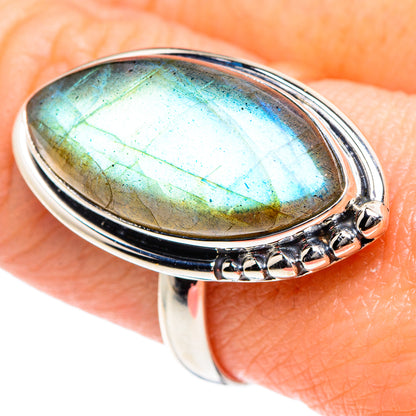 Labradorite Rings handcrafted by Ana Silver Co - RING93431