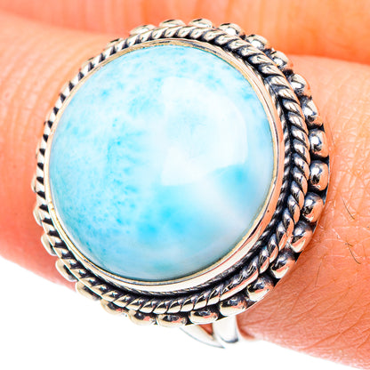 Larimar Rings handcrafted by Ana Silver Co - RING93433